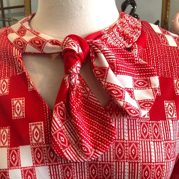 Vintage red dress - Picture 4 of 4